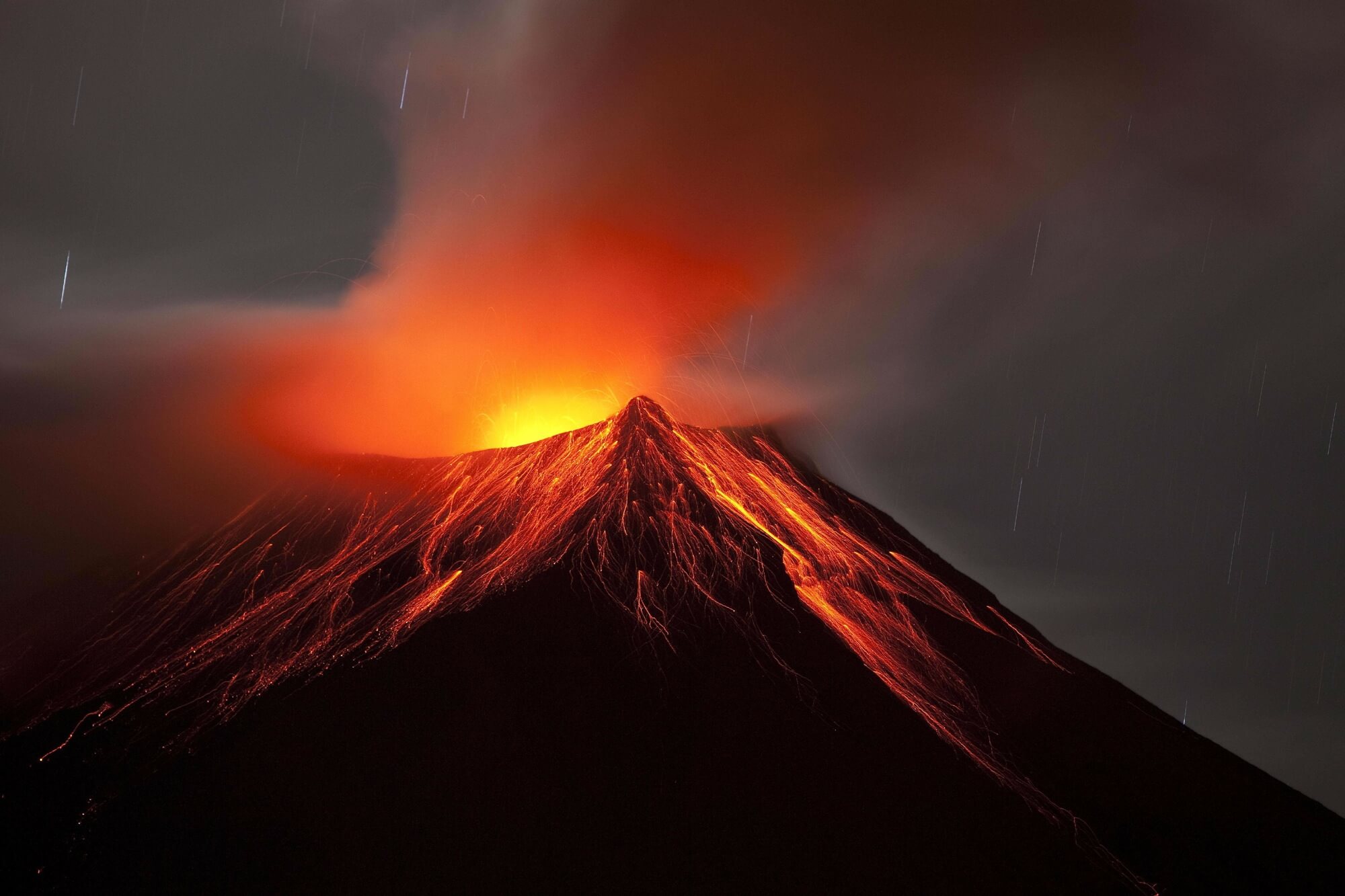 Tungurahua volcano 